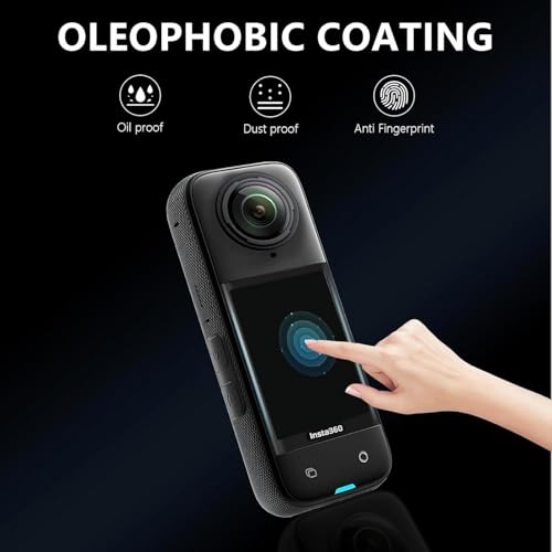 ZORBES® 6PCS Screen Protector for Insta360 X5 Tempered Glass LCD Display Film Protective Cover Ultra HD 9H Hardness Scratch Resistant ZORBES® 6PCS Screen Protector for Insta360 X5 Tempered Glass LCD Display Film Protective Cover Ultra HD 9H Hardness Scratch Resistant
